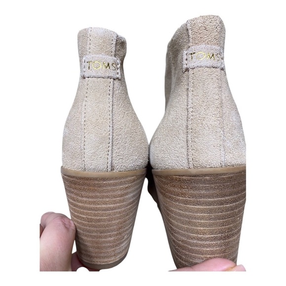 NWT TOMS Suede Wedges with Ortholite Insoles - Picture 2 of 7